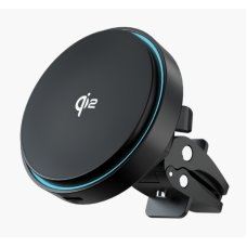 Proove Light Circle Qi2 Mobile Phone Holder in Air Vents With Magnet and 15w Charger